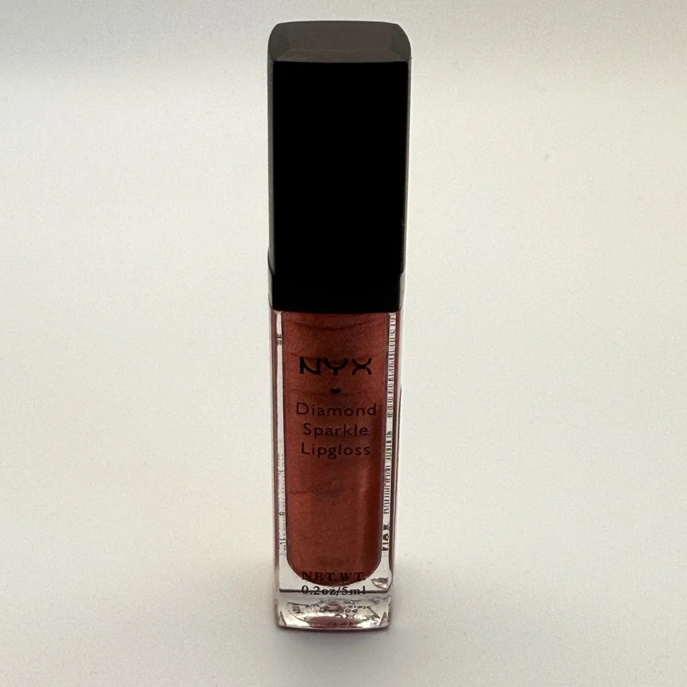 NYX Diamond Sparkle Lipgloss DSGL06 RUST Sparkle Shimmer‎ Makeup